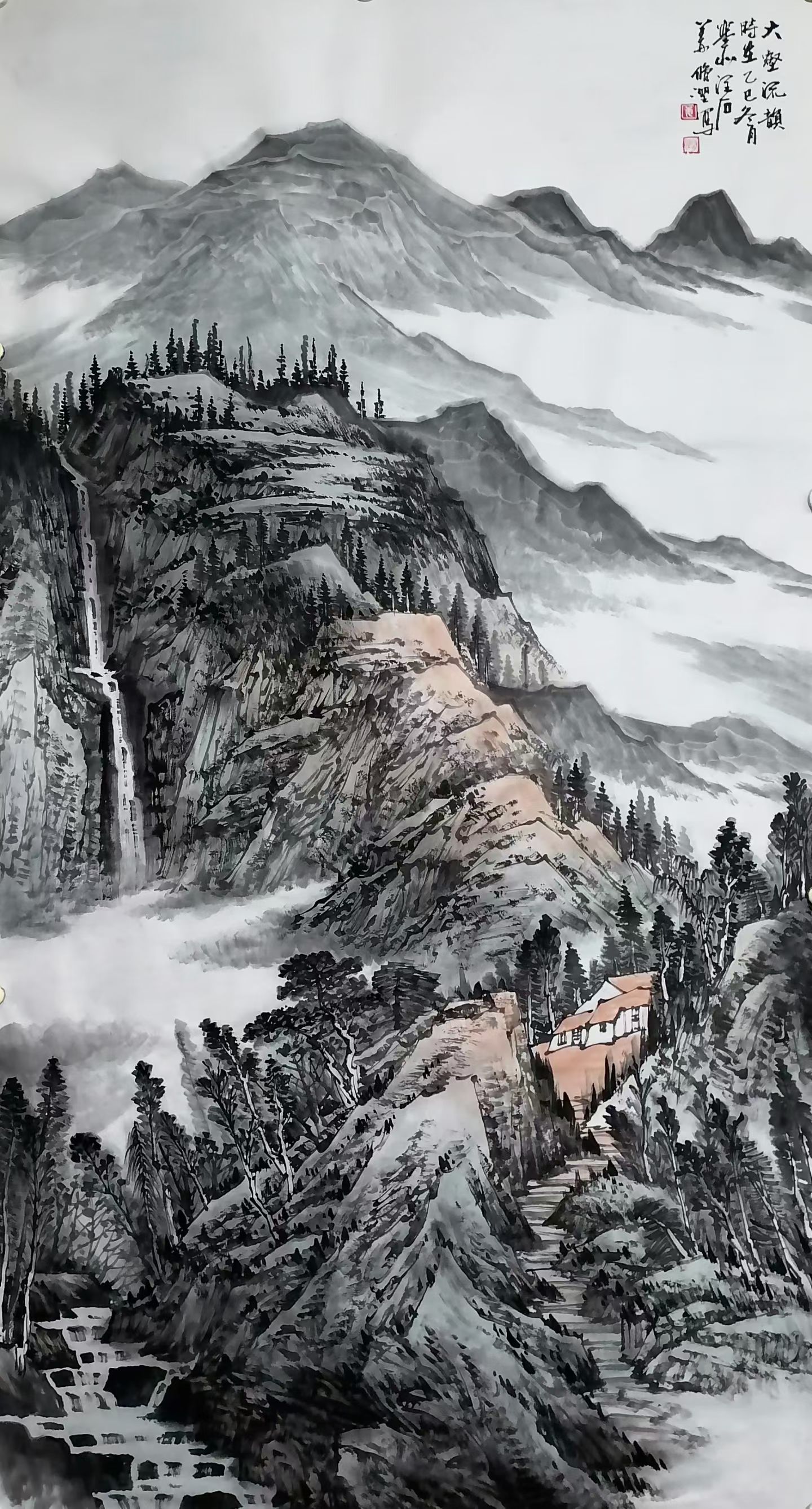 名家书画作品《山水意境》
